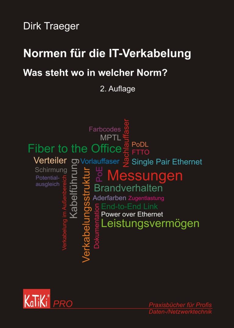 Buchcover Normen für die IT-Verkabelung